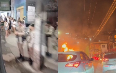 VÍDEO: Manifestantes bloqueiam Av. Vasco da Gama após morte de jovem em tiroteio