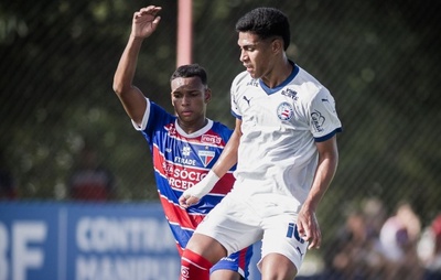 Brasileirão Sub-20: Com dois a menos, Bahia é derrotado pelo Fortaleza e segue fora da zona de classificação