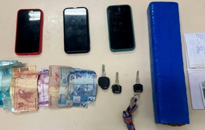 Trio é preso por tráfico de drogas pela Cipe Central em Nova Itarana
