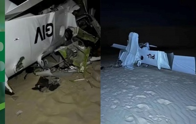 Avião de pequeno porte cai nos Lençóis Maranhenses: piloto e veterinária morrem