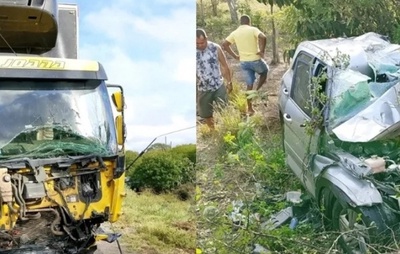Motorista morre após colisão entre carro e caminhão perto de Tanquinho