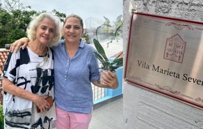Marieta Severo estende ajuda ao Retiro dos Artistas com doações para obras