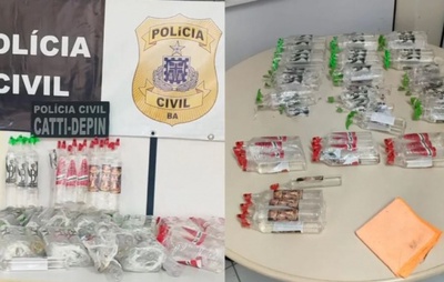 Polícia Civil apreende carga de lança perfume que seria comercializada na Micareta de Feira
