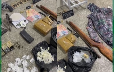 Operação da polícia prende integrante de facção em Ilhéus; criminoso armazenava armas e munições