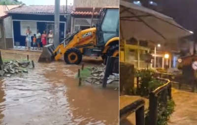 Com chuvas acima da média, Morro de São Paulo e Gamboa do Morro registram alagamentos e deslizamentos de terra
