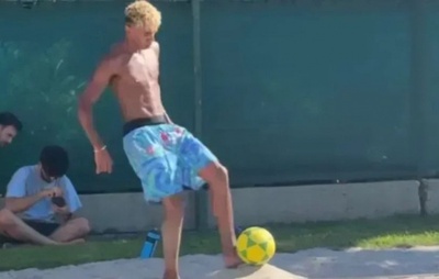 Neymar e Lamine Yamal, do Barcelona, se encontram e passam férias no Rio de Janeiro