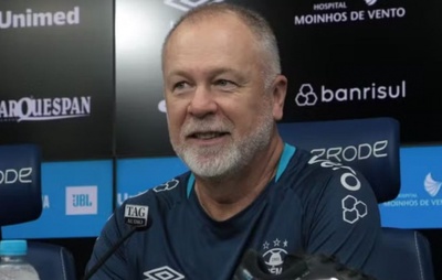 Mano Menezes retorna ao Grêmio após 20 anos: “Voltamos com apetite de trabalhar”