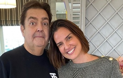 Esposa de Faustão fala sobre quadro de saúde do apresentador e revela previsão de alta