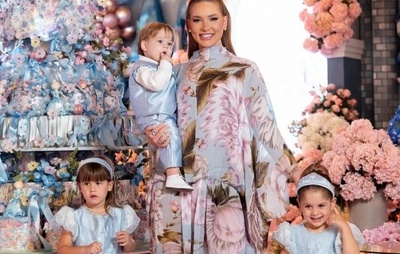 Virginia Fonseca e Zé Felipe celebram 3 anos de Maria Flor com festa temática de Cinderela em Goiânia