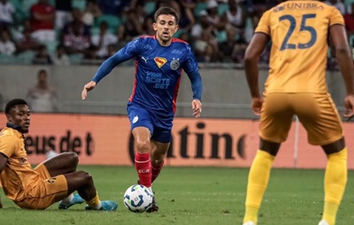Nico Acevedo desfalca o Bahia na volta contra o Retrô pela Copa do Brasil