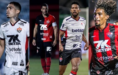 Vitória tem quatro jogadores no DM antes de duelo contra o Santos