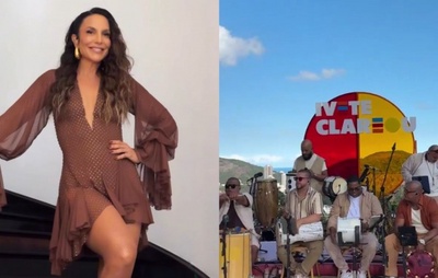 Ivete Sangalo grava novo projeto de samba com vista para o Pão de Açúcar e homenagem a Clara Nunes