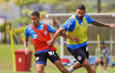 Bahia finaliza preparação para duelo frente ao Náutico; saiba como foi o treino
