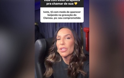 VÍDEO: Fã revela medo de aparecer com amante em gravação de “Clareou” e Ivete Sangalo provoca: “Mainha Coldplay”