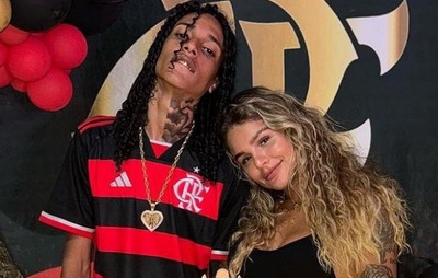 Noiva de Oruam desabafa sobre situação do rapper na prisão; ele faz música e busca religião