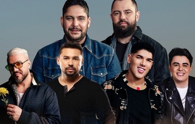 Belo se une a Xand Avião e Zé Vaqueiro na festa de 20 anos de Jorge & Mateus em Salvador