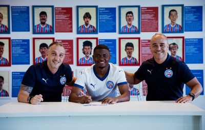 Bahia renova com Sidney até 2028: meia é destaque no clube e na Seleção Sub-17