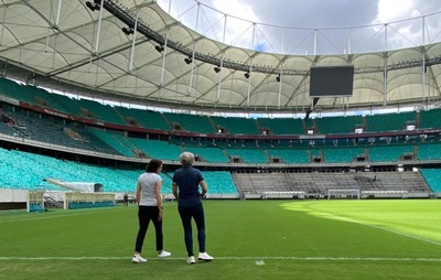 FIFA visita Fonte Nova e confirma volta das cadeiras no Setor Norte do estádio