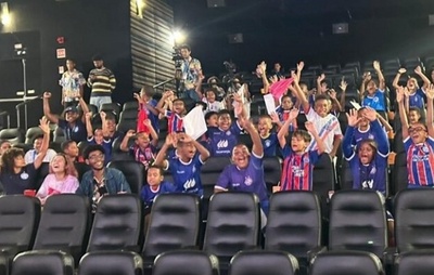 Projeto social leva crianças a festival de cinema e games em Salvador