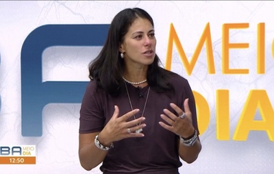 VÍDEO: Jessica Senra se emociona ao retornar ao Bahia Meio Dia cinco meses após deixar emissora