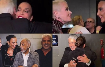 VÍDEO: Ivete Sangalo tieta famosos nos bastidores de festa da Globo e Bonner xinga ao reencontrar cantora