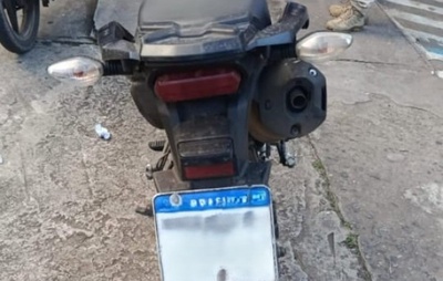 PM apreende moto adulterada na Avenida ACM
