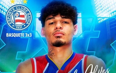 Gabriel Alves, do Bahia, é convocado pela Seleção Brasileira Sub-23 de Basquete 3x3