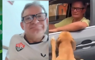 VÍDEO: Homem nega acusação de abandono de cachorro em Salvador