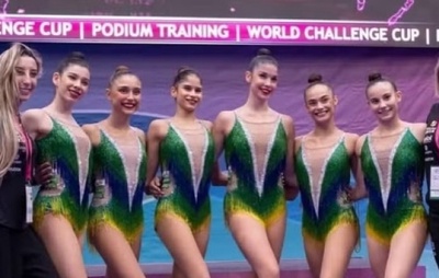 Brasil conquista ouro na etapa de Portimão da Copa do Mundo de Ginástica Rítmica