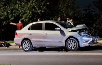 Entregador de aplicativo morre após ser atingido por carro na contramão na Região Metropolitana de Salvador