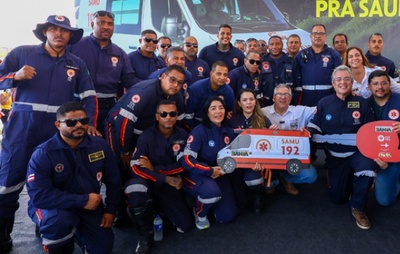 Ministério da Saúde anuncia entrega de 25 novas ambulâncias do SAMU 192 para a Bahia