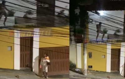 Suspeitos são flagrados roubando fios em Acupe de Brotas