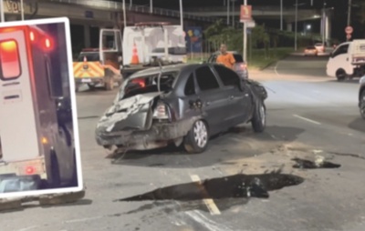 Acidente na Juracy Magalhães deixa ferido e causa transtornos no trânsito de Salvador