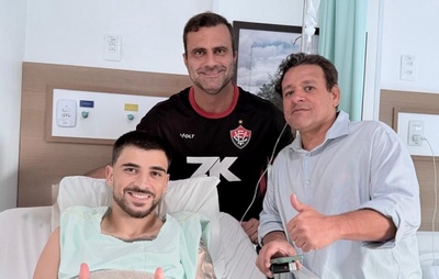 Volante Rúben Ismael do Vitória passa por cirurgia no joelho e desfalca equipe