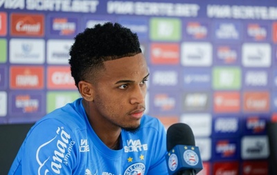 "É o meu melhor momento": Kayky celebra fase no Bahia e projeta liderança geral na Copa do Nordeste