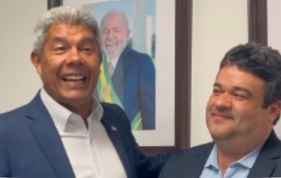 Aproximação surpreendente: Presidente da Câmara de Conquista, Ivan Cordeiro, surge em vídeo com governador Jerônimo Rodrigues